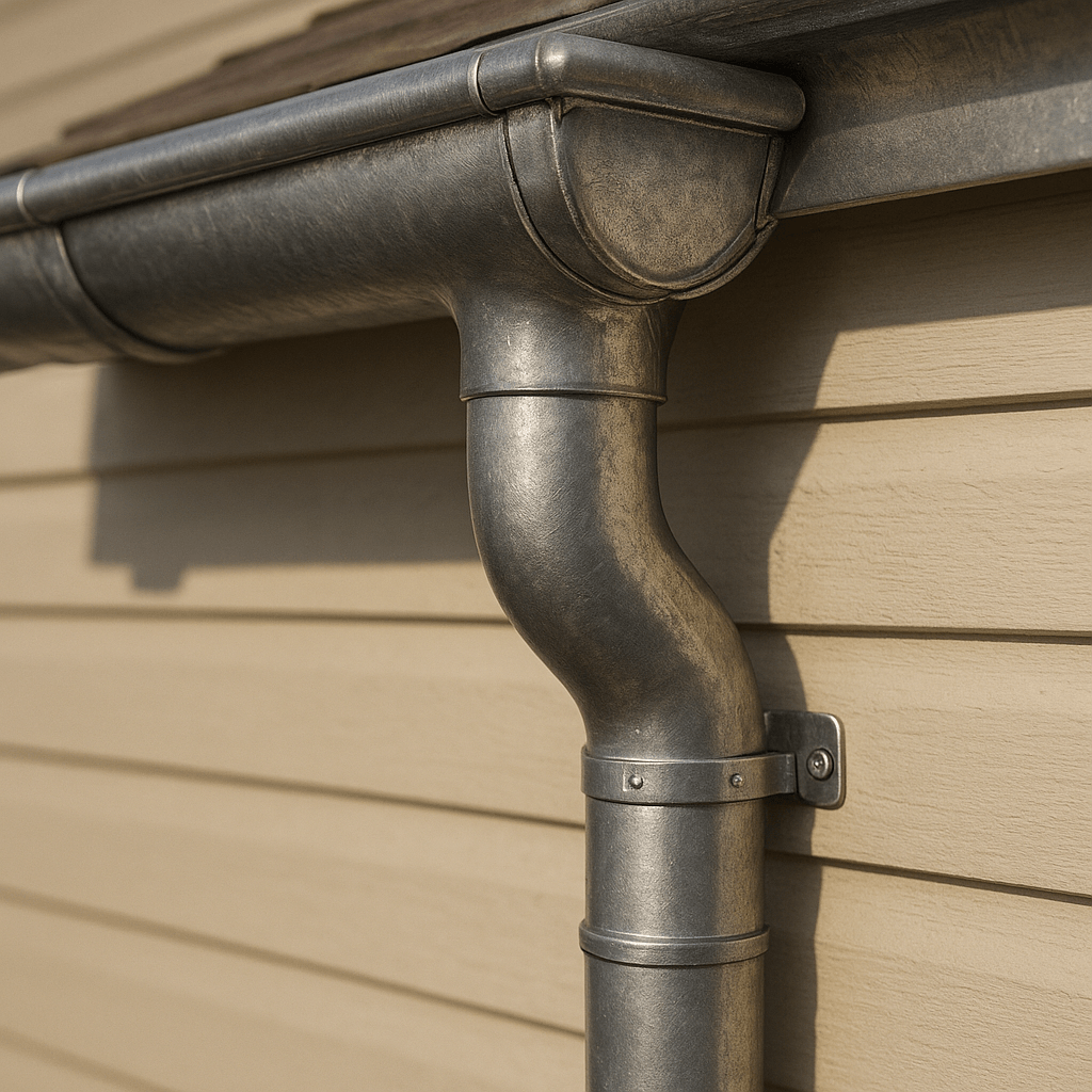 Dachrinne aus Metall